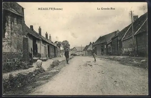 AK Méaulte /Somme, La Grande-Rue