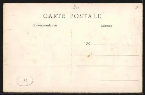 AK Aveluy /Somme, La Place avec des enfants et un cycliste