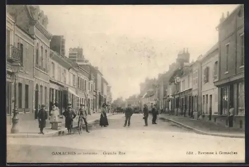 AK Gamaches /Somme, Grande Rue