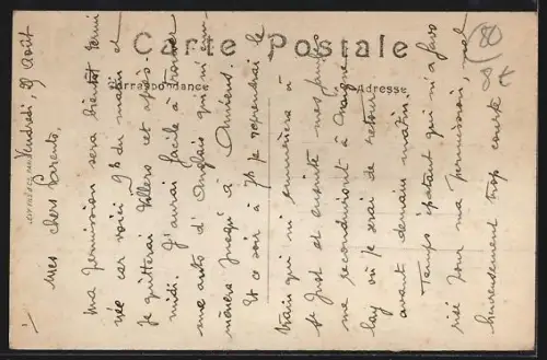 AK Villers-Bocage /Somme, Entrée Route Nationale côté sud avec des passants et une maison en briques