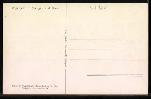 AK Giengen a. d. Brenz, Vogelheim