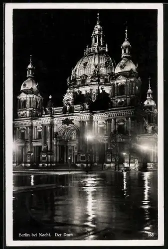 AK Berlin, Dom bei Nacht