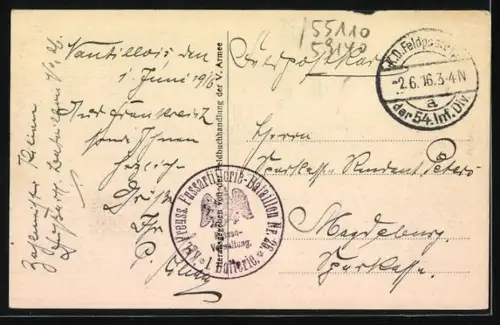 AK Dun-Unterstadt, Vue aérienne du village et des environs boisés