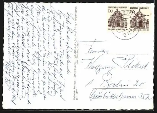 AK Ahlden /Aller, Schloss, Kirche, Partie an der Leine, Grosse Strasse