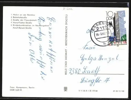 AK Eggesin /Ueckermünde, Hafen an der Randow, Bahnhofstrasse, Strasse der Freundschaft, Neubaugebiet