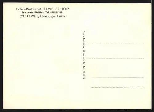 AK Tewel, Hotel-Restaurant Teweler Hof, Inh. Meta Pfeiffer, Gastraum, Bar, Festsaal