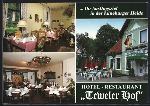 AK Tewel /Neuenkirchen, Hotel-Restaurant Teweler Hof, Inh. Familie W. Wentzel, Dorfstrasse 17