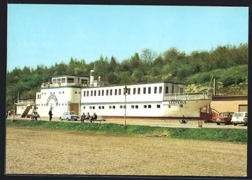 AK Seeburg /Eisleben, Schiffsgaststätte Seeperle