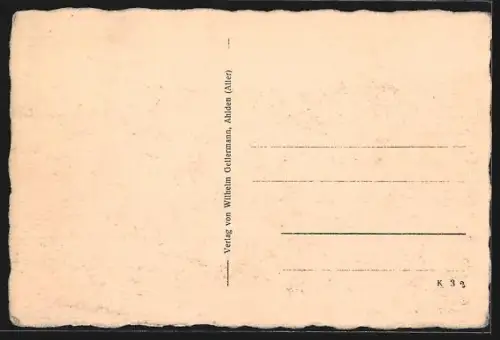 AK Ahlden /Aller, Blick vom Schloss