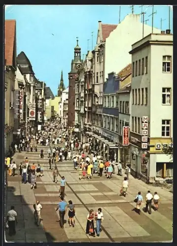 AK Halle /Saale, Innenstadt, Fussgängerzone, Hotel, Café Mäder