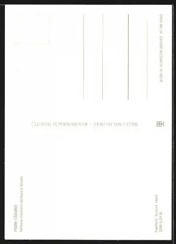 AK Halle /Saale, Mittlere Clement-Gottwald-Strasse mit Passanten