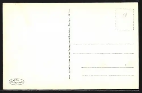 AK Ludwigsburg / Württemberg, Totalansicht mit Bahngleisen und Blick zur Kirche