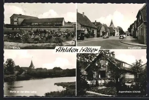 AK Ahlden /Aller, Jugendheim, Schule, Hauptstrasse