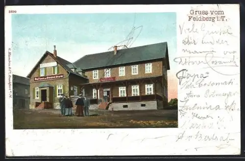 AK Feldberg i. T., Gasthaus von Friedrich Sturm