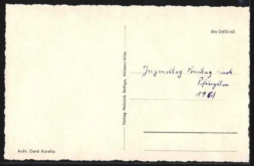 AK Ahlden-Aller, Kirche, Schloss, Jugendheim, Leinepartie