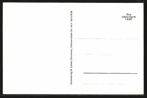 AK Ahlden a. d. Aller, Lange Str., Schlenkteich, Schloss, Sophie Dorothea Prinzessin von Ahlden