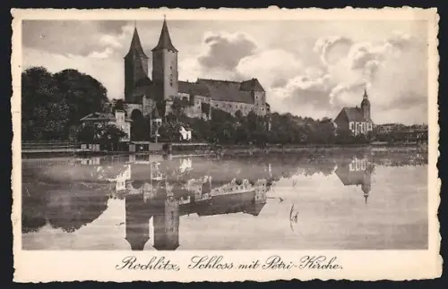 AK Rochlitz, Schloss mit Petri-Kirche