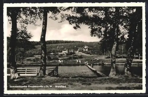 AK Geschwenda, Partie am Waldbad