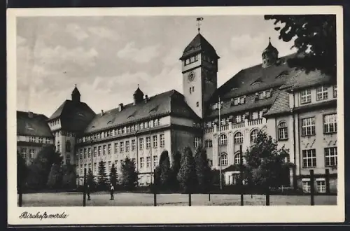 AK Bischofswerda, Blick zur Goetheschule