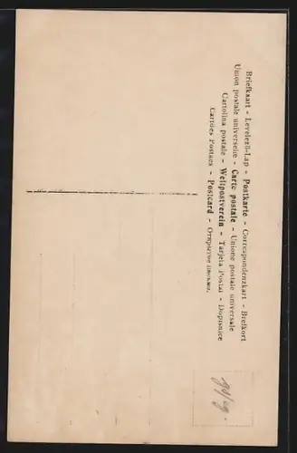 AK Opernsängerin Reta Walter im Kostüm als Mignon