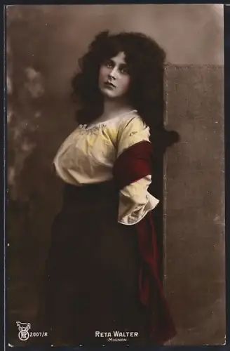 AK Schauspielerin Reta Walter als Mignon
