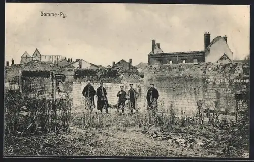 AK Somme-Py, Une ville détruite