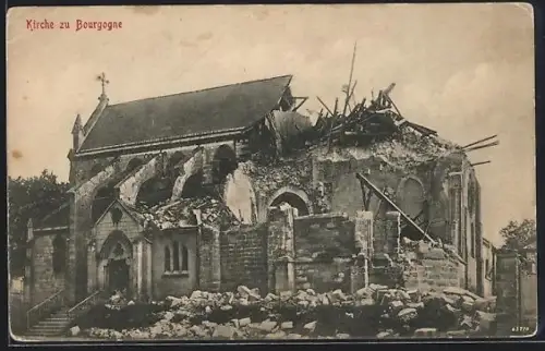 AK Bourgogne, Une église détruite