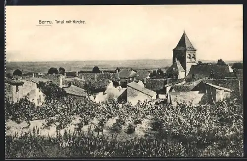 AK Berru, Total mit Kirche