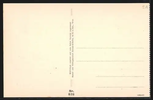AK Berru, Totalansicht mit Rathaus