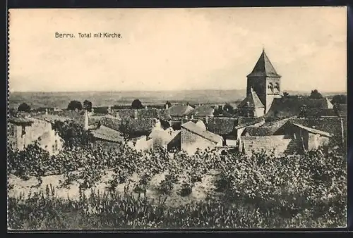AK Berru, Total mit Kirche
