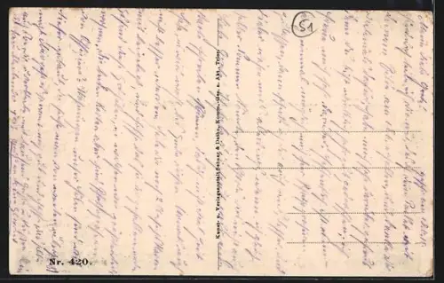 AK Bétheniville, Waschhäuser an der Suippe