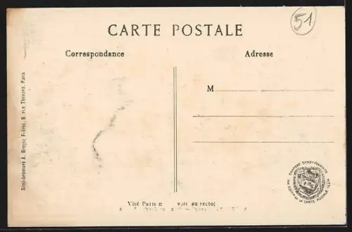 AK Verzenay /Marne, Place et Jardin Public