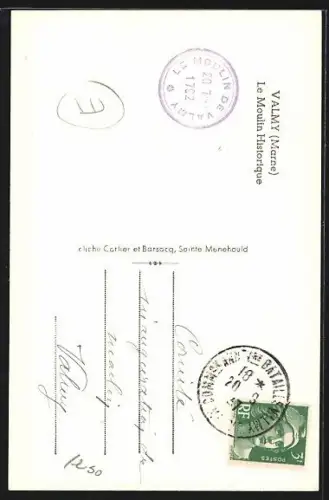 AK Valmy /Marne, Le Moulin historique