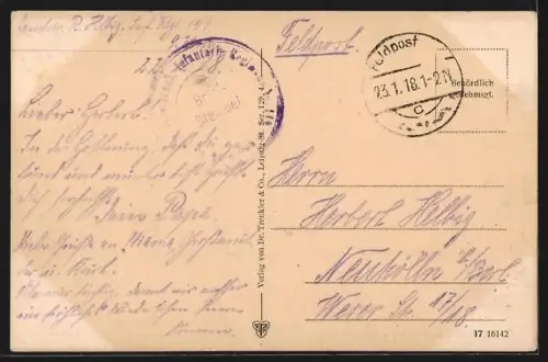 AK Boult a.d. Suippe, Vue du château et du parc environnant