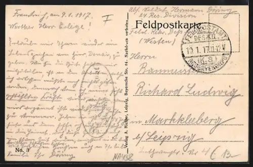 AK Tahure /Champagne, Vue du village avec habitants devant les maisons