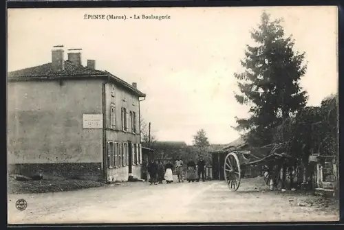 AK Épense /Marne, La Boulangerie