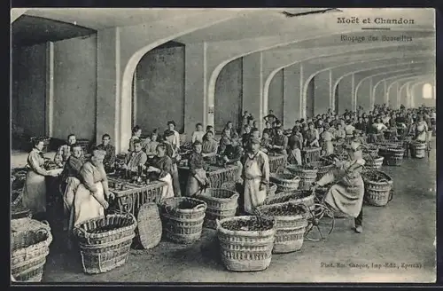 AK Épernay, Rincage des Bouteilles chez Moët et Chandon