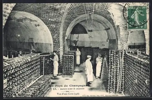AK Epernay, Vue d`une cave de la Maison Moët & Chandon