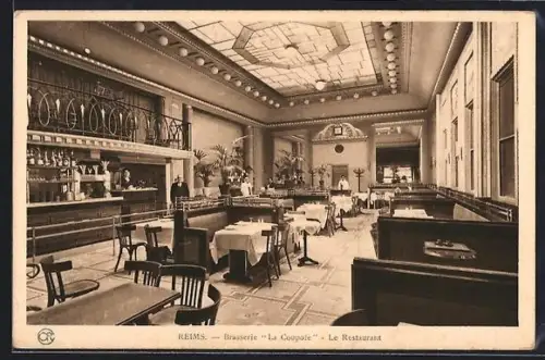 AK Reims, Brasserie La Coupole, Le Restaurant, Place d`Erlon 75 et 77