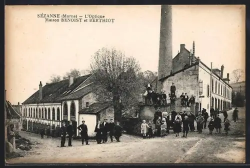 AK Sézanne /Marne, L`Optique Maison Benoist et Berthiot