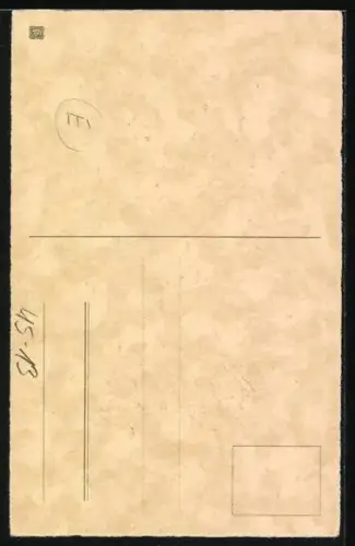 Künstler-AK Zwei Schlittschuhfahrer helfen einander beim Anziehen der Schuhe, Weihnachtsgrüsse