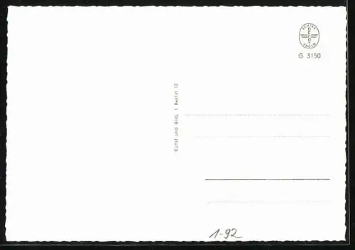 AK Berlin, Präsident John F. Kennedy, Gedächtniskarte zum Ich bin ein Berliner-Ausspruch 1963