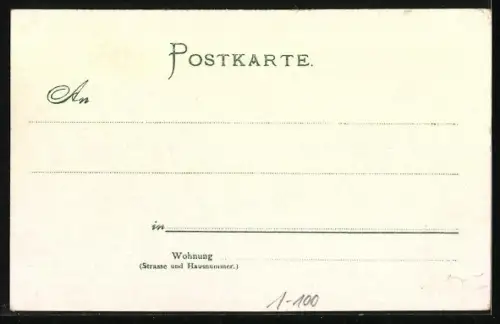 AK Porträt Dr. Theodor Mommsen, Professor der Alten Geschichte