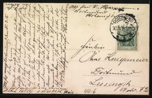 Foto-AK Heinz Haarmann im Alter von 4 Monaten im Kinderwagen