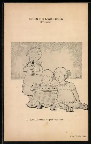 AK Ceux de L`arrière, Le Communiqué officiel, Zeitung