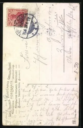 AK Kind beim Reparieren von Schuhen, Schuhmacher