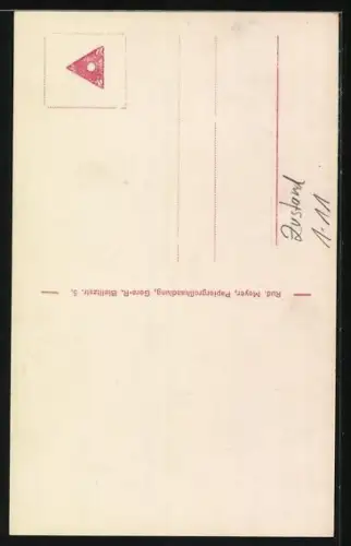 AK Heinrich XIV., Erbprinz Reuss in Uniform