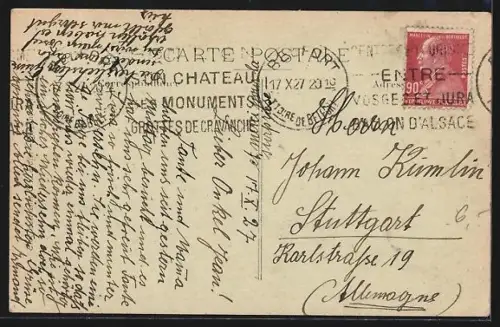 AK Belfort, Sortie des Ouvriers de la Société Alsacienne de Constructions Mécaniques