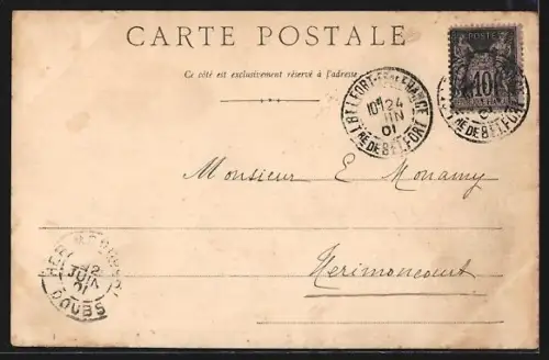 AK Belfort, Vue générale, prise du Lycée