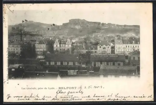 AK Belfort, Vue Générale prise du Lycée